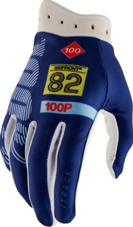 100 PROCENT NOWOŚĆ RĘKAWICE CROSS/ENDURO ITRACK NAVY KOLOR NIEBIESKI/BIAŁY/ŻÓŁTY ROZMIAR S 100 PROCENT