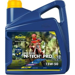 PUTOLINE WYPRZEDAŻ OLEJ SILNIKOWY 4T 100% SYNTETYK N-TECH® PRO R+ OFF ROAD 15W50 4L (ROAD / OFF ROAD) (AKC) PUTOLINE