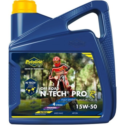 PUTOLINE WYPRZEDAŻ OLEJ SILNIKOWY 4T 100% SYNTETYK N-TECH® PRO R+ OFF ROAD 15W50 4L (ROAD / OFF ROAD) (AKC) PUTOLINE