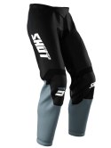 SHOT RACING WYPRZEDAŻ SPODNIE MOTO DEVO RAW BURST BLACK KOLOR CZARNY/SZARY/BIAŁY ROZMIAR 26 SHOT