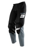 SHOT RACING WYPRZEDAŻ SPODNIE MOTO DEVO RAW BURST BLACK KOLOR CZARNY/SZARY/BIAŁY ROZMIAR 26 SHOT