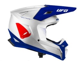 UFO 2026/09 KASK RAYSON OFFROAD KOLOR BIAŁY / NIEBIESKI / CZERWONY ROZMIAR XS - KOLEKCJA 2026/2027 UFO