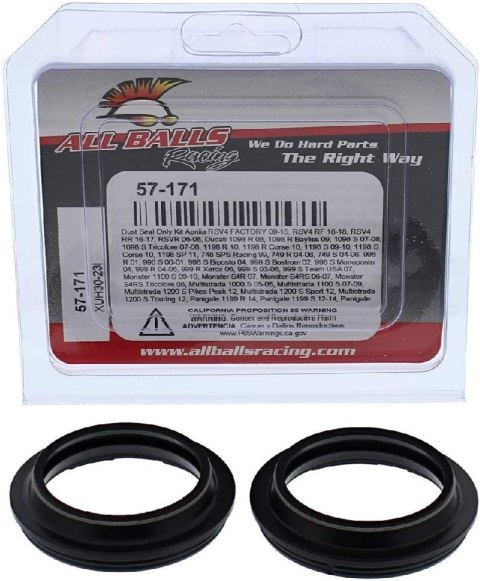 ALL BALLS USZCZELNIACZE PRZEDNIEGO ZAWIESZENIA PYŁOWE APRILIA RSV4, TUONO 1100, DUCATI 1098/1198/749, MONSTER 1100/S4RS, MULTIST