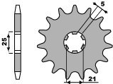 PBR ZĘBATKA PRZEDNIA 567 15 18NC YAMAHA XS 250SE (ŁAŃC. 530)