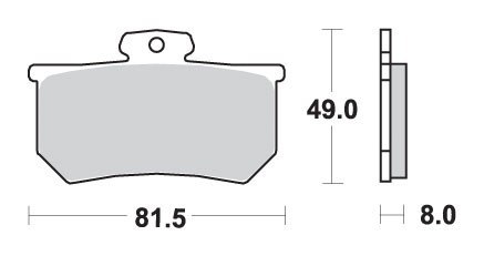 SBS WYPRZEDAŻ KLOCKI HAMULCOWE KH107 STREET CERAMIC DO ZACISKU A.P. RACING CALIPERS KOLOR CZARNY