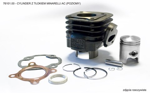 CYLINDER ŻELIWNY Z TŁOKIEM MINARELLI AC (40MM) POZIOMY