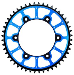 GROSSKOPF WYPRZEDAŻ ZĘBATKA TYLNA PRO EXTREME (STALOWO-ALUMINIOWA - DUAL RING / STEALTH) KOLOR NIEBIESKI 808 48 (80848) SUZUKI D