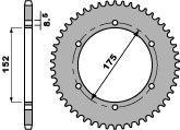 PBR ZĘBATKA TYLNA 844 55 F YAMAHA DT 125R 88-92 (JTR1843.55) (ŁAŃC. 428) (JTR839.55)
