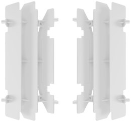 POLISPORT OSŁONY CHŁODNICY (KRATKI- KOMPLET) SUZUKI RM 125 '01-'08; RM 250 '96-'06; DRZ 400 '00-'22 KOLOR BIAŁY