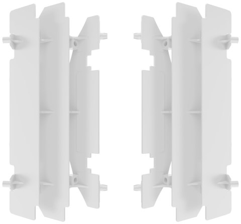 POLISPORT OSŁONY CHŁODNICY (KRATKI- KOMPLET) SUZUKI RM 125 '01-'08; RM 250 '96-'06; DRZ 400 '00-'22 KOLOR BIAŁY