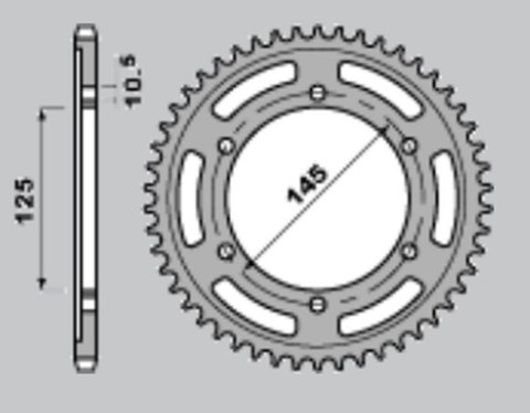 JR ZĘBATKA TYLNA 865 43