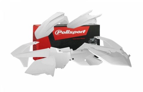 POLISPORT KOMPLET PLASTIKÓW KTM SX/SX-F '16-'18 W ZESTAWIE TABLICA PRZEDNIA (8664900002) KOLOR BIAŁY
