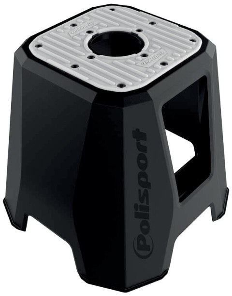 POLISPORT STOJAK POD MOTOCYKL (KRZESŁO) MODEL BASIC MAX OBCIĄŻENIE 250KG KOLOR CZARNY/SZARY
