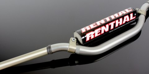 RENTHAL KIEROWNICA 1,1/8 CALA (28,6MM) MX TWINWALL 922 HANDLEBAR RED RC HIGH PADDED KOLOR CZERWONY Z GĄBKĄ