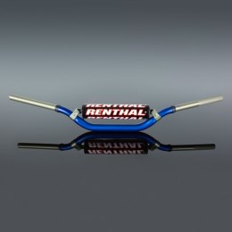 RENTHAL KIEROWNICA 1,1/8 CALA (28,6MM) MX TWINWALL 994 HANDLEBAR BLUE KTM HIGH PADDED KOLOR NIEBIESKI Z GĄBKĄ
