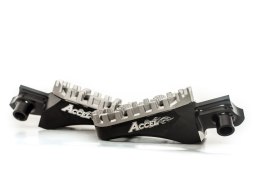 ACCEL PODNÓŻKI SUZUKI RMZ250/450 '08-'17, ALUMINIUM T7075, KOLOR CZARNY, REGULOWANA SZEROKOŚĆ (KPL. 2 SZT) - PROMOCJA