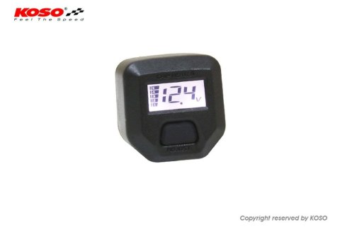 KOSO MANETKI PODGRZEWANE ZE STEROWNIKIEM (22MM/25MM 7/8-1`) DŁUGOŚĆ - 120MM ) STEROWNIK LCD - 5 POZIOMÓW GRZANIA (EL) KOLOR CHRO