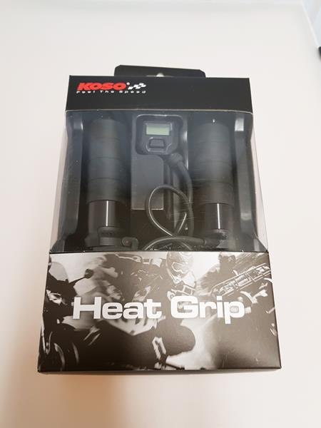 KOSO PROMOCJA MANETKI PODGRZEWANE ZE STEROWNIKIEM (22MM/25MM 7/8-1`) DŁUGOŚĆ - 120MM STEROWNIK LCD - 5 POZIOMÓW GRZANIA (EL) KOL