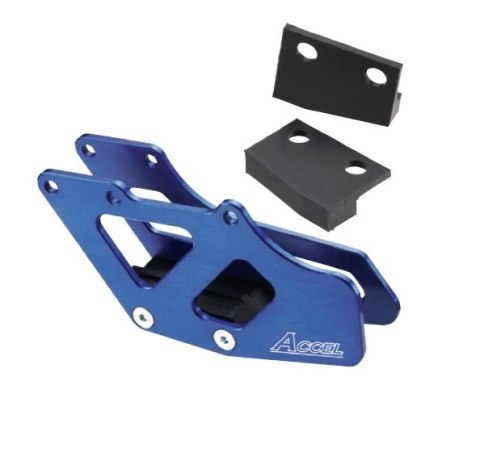ACCEL PROWADNICA ŁAŃCUCHA KPL. YAMAHA YZ '97-'07, YZF '98-'06, SUZUKI RMZ250 '07-'16, RMZ450 '05-'16 KOLOR NIEBIESKI