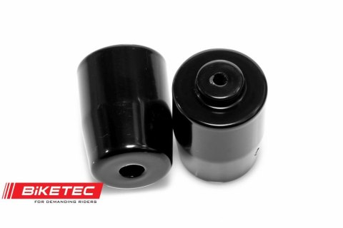 BIKETEC KOŃCÓWKI/CIĘŻARKI KIEROWNICY APRILIA (PATRZ OPIS DODATKOWY) KOLOR CZARNY 2401010000, OEM: AP8161057