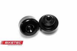 BIKETEC KOŃCÓWKI/CIĘŻARKI KIEROWNICY HONDA (PATRZ OPIS DODATKOWY) KOLOR CZARNY 2403010000, OEM: 53104-MJE-D40