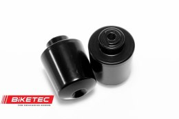 BIKETEC KOŃCÓWKI/CIĘŻARKI KIEROWNICY HONDA (PATRZ OPIS DODATKOWY) KOLOR CZARNY 2403040000, OEM: 53105-KTY-H50
