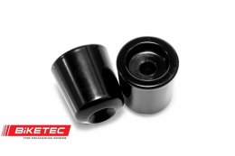 BIKETEC KOŃCÓWKI/CIĘŻARKI KIEROWNICY KAWASAKI (PATRZ OPIS DODATKOWY) KOLOR CZARNY 2404010000, OEM: 13042-1005