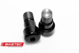 BIKETEC KOŃCÓWKI/CIĘŻARKI KIEROWNICY YAMAHA (PATRZ OPIS DODATKOWY) KOLOR CZARNY 2408030000, OEM: 5D7-F6246-10-00