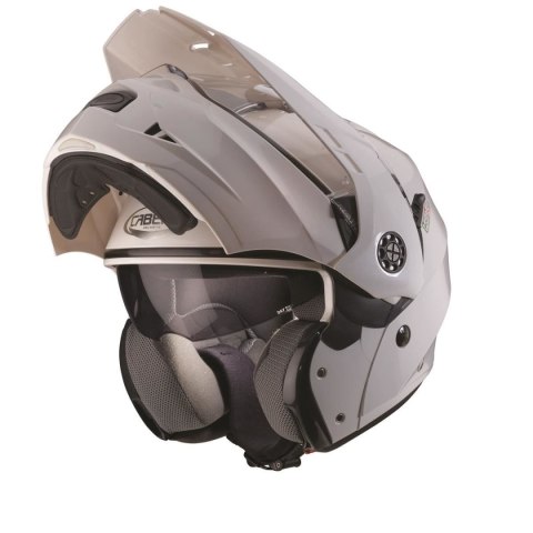 CABERG WYPRZEDAŻ KASK SZCZĘKOWY FLIP-UP ENDURO MODEL TOURMAX (PINLOCK) KOLOR BIAŁY METALIK ROZMIAR XS (5/5 GWIAZDEK W TESTACH SH