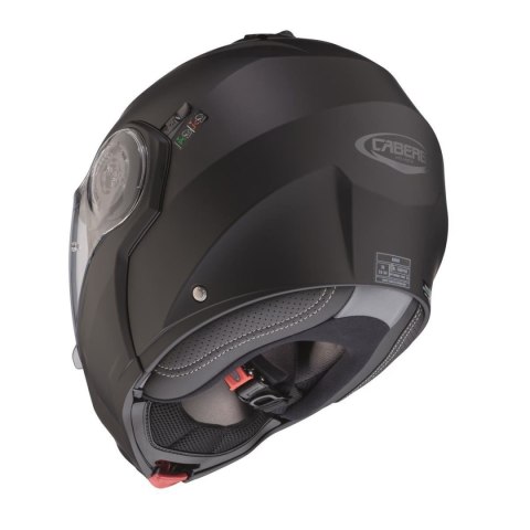CABERG WYPRZEDAŻ KASK SZCZĘKOWY FLIP-UP MODEL DROID (PINLOCK) KOLOR CZARNY MAT ROZMIAR S