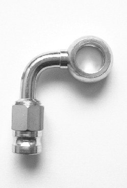 FREN TUBO KOŃCÓWKA PRZEWODU HAMULCOWEGO KOMPLETNA ŚREDNICA 10MM KĄT (90° W BOK)