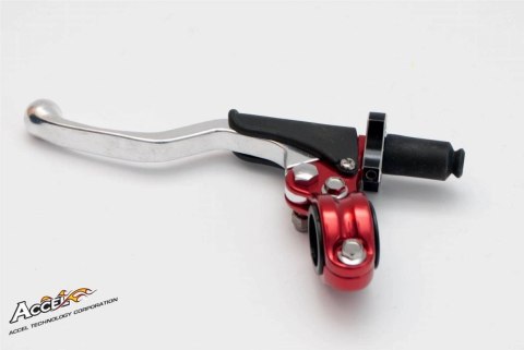 ACCEL UCHWYT DŹWIGNI SPRZĘGŁA KOMPLETNY UNIWERSALNY KOLOR CZERWONY (CL-05RD)