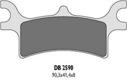 DELTA BRAKING KLOCKI HAMULCOWE KH314 POLARIS TYŁ - ZASTĘPUJĄ DB2590MX-D ORAZ DB2590QD-D