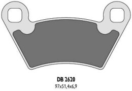DELTA BRAKING KLOCKI HAMULCOWE KH354 POLARIS - ZASTĘPUJĄ DB2620MX-D ORAZ DB2620QD-D