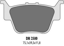 DELTA BRAKING KLOCKI HAMULCOWE KH373 HONDA TRX TYŁ - ZASTĘPUJĄ DB2580MX-D ORAZ DB2580QD-D