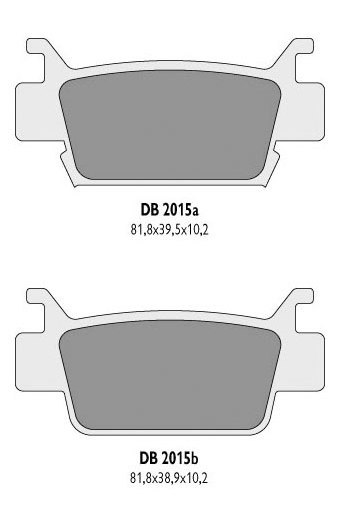 DELTA BRAKING KLOCKI HAMULCOWE KH410 HONDA TRX - ZASTĘPUJĄ DB2015MX-D ORAZ DB2015QD-D