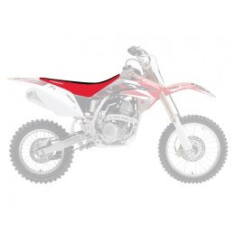 BLACKBIRD POKROWIEC / POSZYCIE NA SIEDZENIE HONDA CRF 150R '07-'23 DOUBLE GRIP 3, KOLOR CZERWONY CZARNY