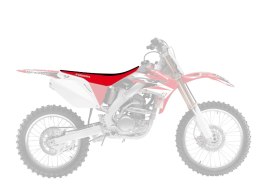 BLACKBIRD POKROWIEC / POSZYCIE NA SIEDZENIE HONDA CRF 250R '04-'09, CRF 250X '04-'21, CRF 450X '04-'16 DOUBLE GRIP 3 KOLOR CZARN