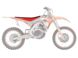 BLACKBIRD POKROWIEC / POSZYCIE NA SIEDZENIE HONDA CRF 250R '14-'17, CRF 450R '13-'16 DOUBLE GRIP 3, KOLOR CZARNY CZERWONY