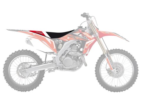 BLACKBIRD POKROWIEC / POSZYCIE NA SIEDZENIE HONDA CRF 250R '14-'17, CRF 450R '13-'16 DREAM 4 KOLOR CZARNY CZERWONY BIAŁY