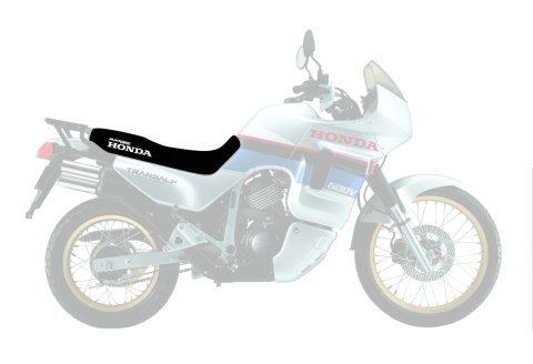 BLACKBIRD POKROWIEC / POSZYCIE NA SIEDZENIE HONDA XL 600V '88-'99 TRADITIONAL LOGO HONDA KOLOR CZARNY