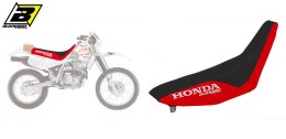 BLACKBIRD POKROWIEC / POSZYCIE NA SIEDZENIE HONDA XR 600 '88-'99 LOGO HONDA, TRADITIONAL, KOLOR CZARNY/CZERWONY