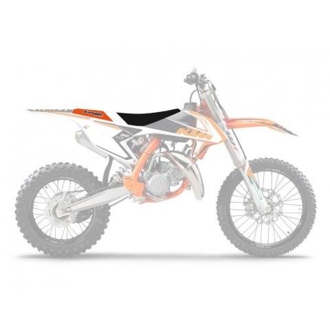 BLACKBIRD POKROWIEC / POSZYCIE NA SIEDZENIE KTM SX 85 '18-'23 DREAM 4 KOLOR CZARNY POMARAŃCZOWY BIAŁY