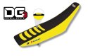BLACKBIRD POKROWIEC / POSZYCIE NA SIEDZENIE SUZUKI RM 125/250 '01-'23 DOUBLE GRIP 3 KOLOR CZARNY ŻÓŁTY