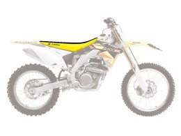 BLACKBIRD POKROWIEC / POSZYCIE NA SIEDZENIE SUZUKI RMZ 450 '08-'17 DOUBLE GRIP 3 KOLOR CZARNY ŻÓŁTY (17)