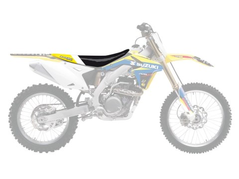BLACKBIRD POKROWIEC / POSZYCIE NA SIEDZENIE SUZUKI RMZ 450 '08-'17 DREAM 4 KOLOR CZARNY ŻÓŁTY BIAŁY