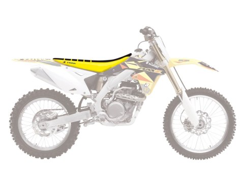 BLACKBIRD POKROWIEC / POSZYCIE NA SIEDZENIE SUZUKI RMZ 450 '08-'17 ZEBRA KOLOR CZARNY ŻÓŁTY