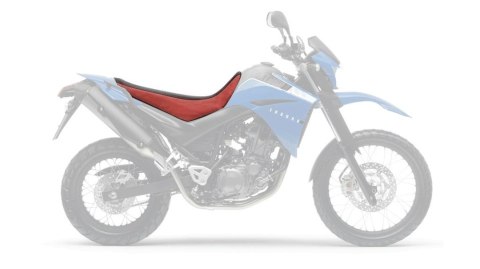 BLACKBIRD POKROWIEC / POSZYCIE NA SIEDZENIE YAMAHA XT 660 R/X '04-'19 (16) TRADITIONAL KOLOR CZARNY CZERWONY