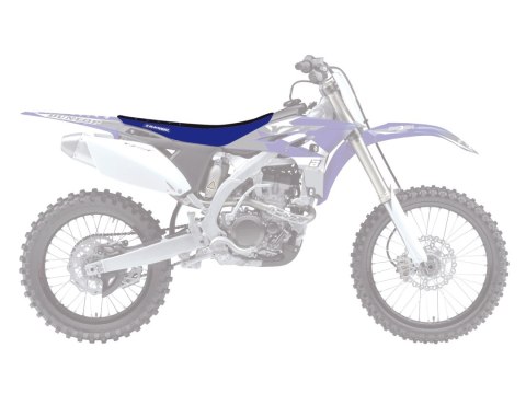 BLACKBIRD POKROWIEC / POSZYCIE NA SIEDZENIE YAMAHA YZ 250F '10-'13 DOUBLE GRIP 3 KOLOR CZARNY NIEBIESKI