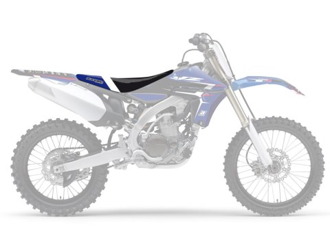 BLACKBIRD POKROWIEC / POSZYCIE NA SIEDZENIE YAMAHA YZ 450F '10-'13 DREAM 4 KOLOR CZARNY NIEBIESKI BIAŁY
